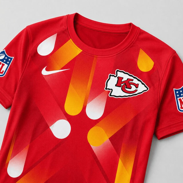 KCC Premium NFL All-Over Print Performance T-Shirt