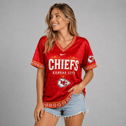 KCC Premium NFL Classic Floral Satin Shirt