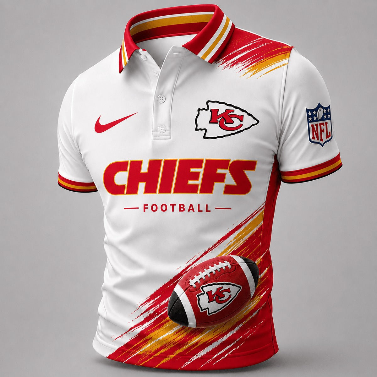 KCC Premium NFL Dynamic Gridiron Style Polo