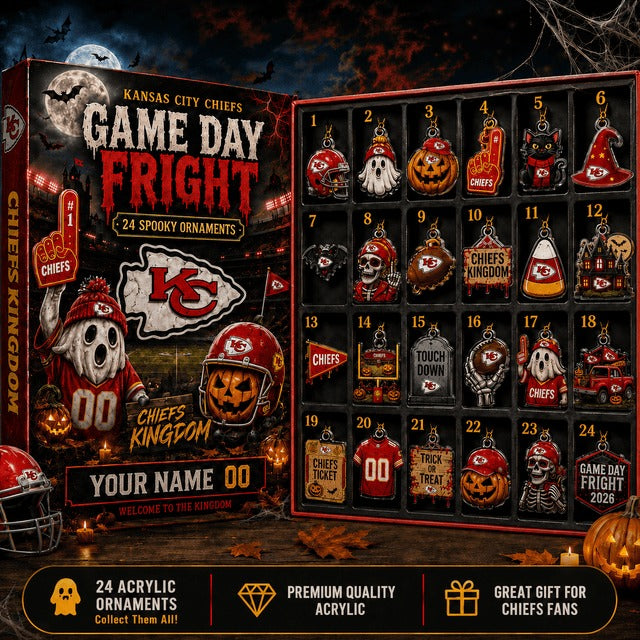 KCC x NFL Customized Halloween Blind Box Advent Calendar 2026 Gift For Fan