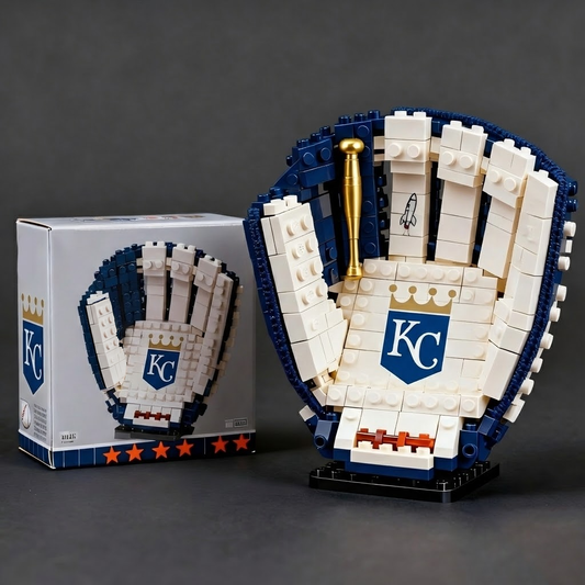 KCR x MLB Teams Premium Baseball Glove Building Block Set
