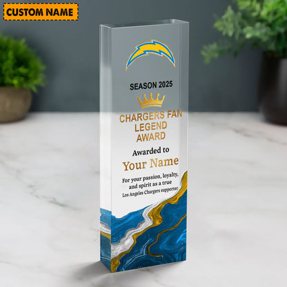 LAC NFL Personalized Acrylic Award Plaque Funny Christmas Gift For Family