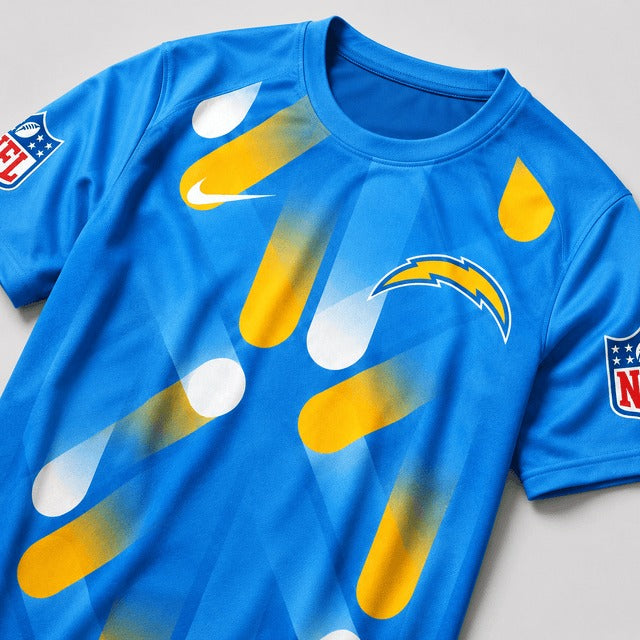 LAC Premium NFL All-Over Print Performance T-Shirt