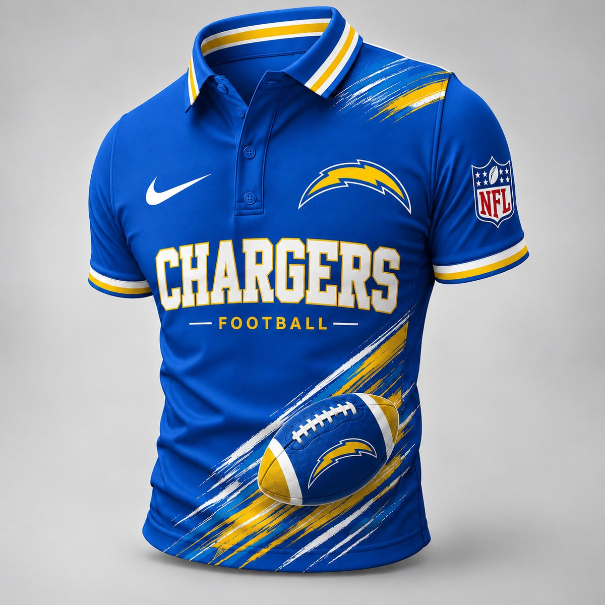LAC Premium NFL Dynamic Gridiron Style Polo
