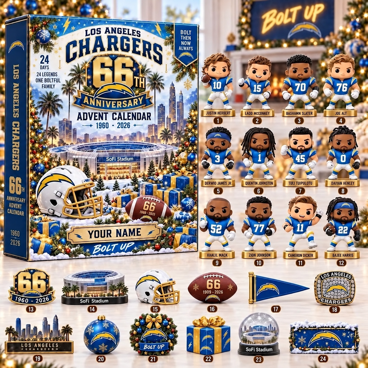 LAC x NFL 66th Anniversary 2026 Advent Calendar