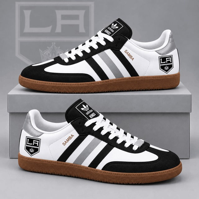 LAK x NHL Retro Samba Low Top Sneakers Classic Three Stripe Hockey Fan Casual Shoes