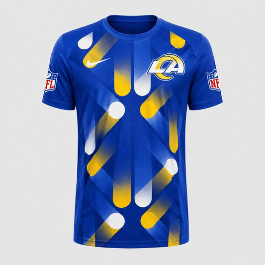 LAR Premium NFL All-Over Print Performance T-Shirt