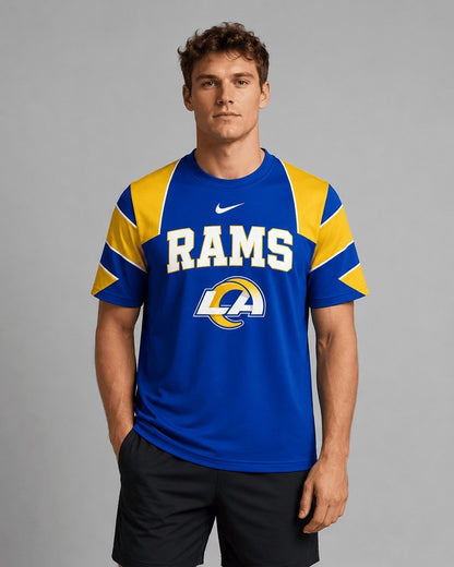 LAR Premium NFL Game Day Spirit Vintage Graphic Tee Tailgate T-Shirt