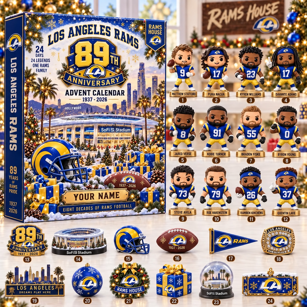 LAR x NFL 89th Anniversary 2026 Advent Calendar