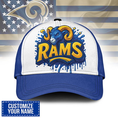LAR x NFL Premium Custom Graffiti Team Cap