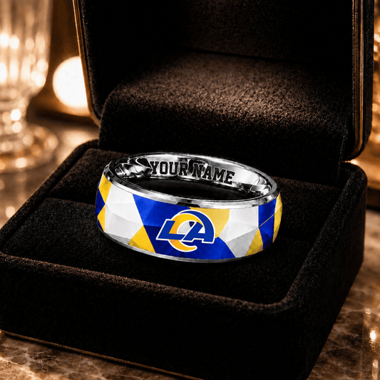 LAR x NFL Ring Custom Name For Fan