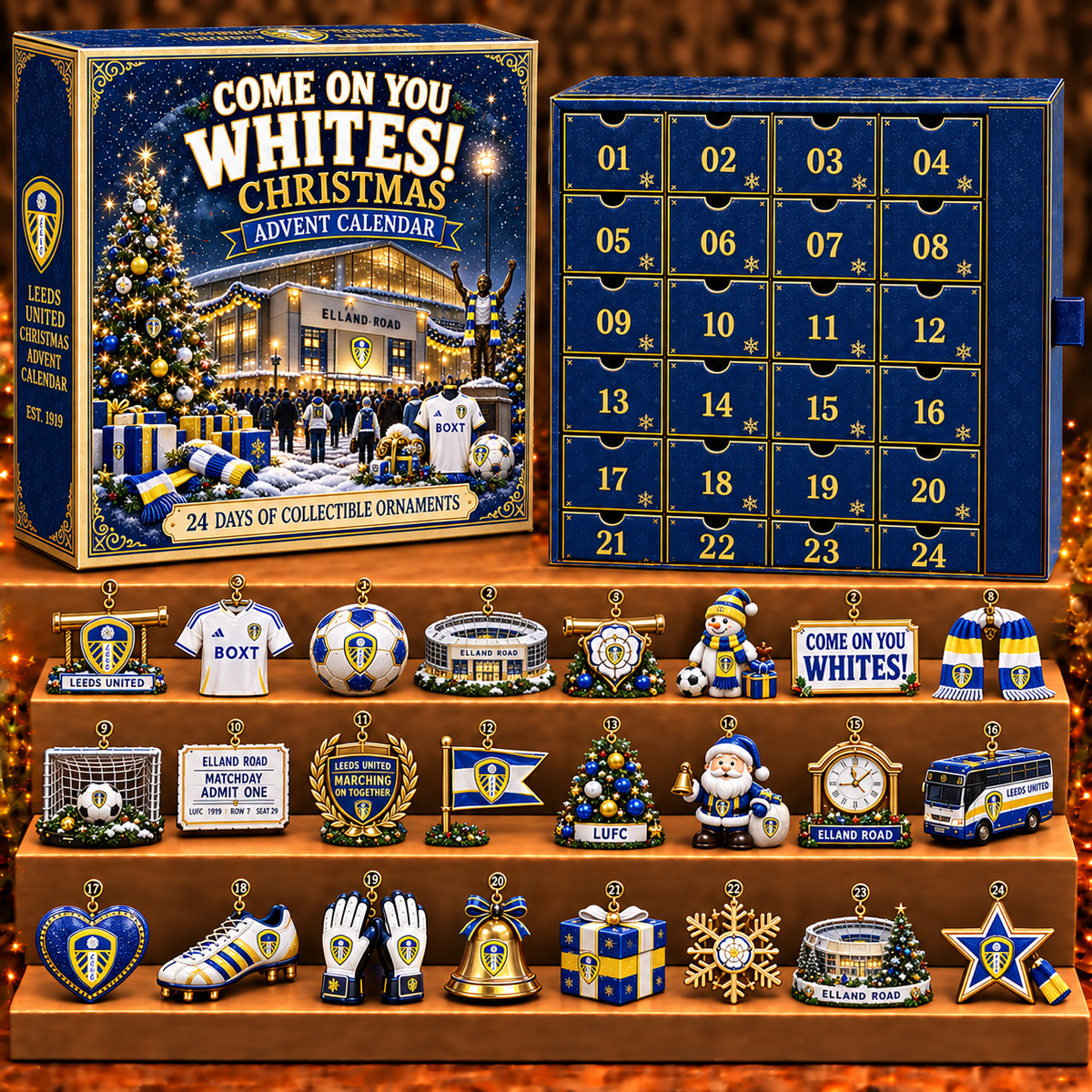 LEE x EPL Personalized 24 Days Of Football Advent Calendar Blink Box V2