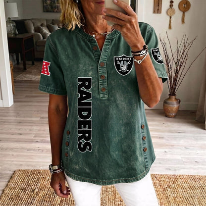 LV x NFL Women’???s Denim Casual Tops DATND LBN 190526