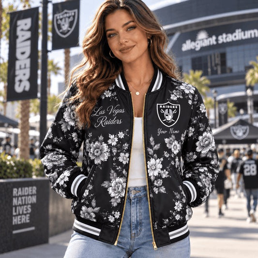 LVR NFL Baseball Jacket Custom Name For Fan