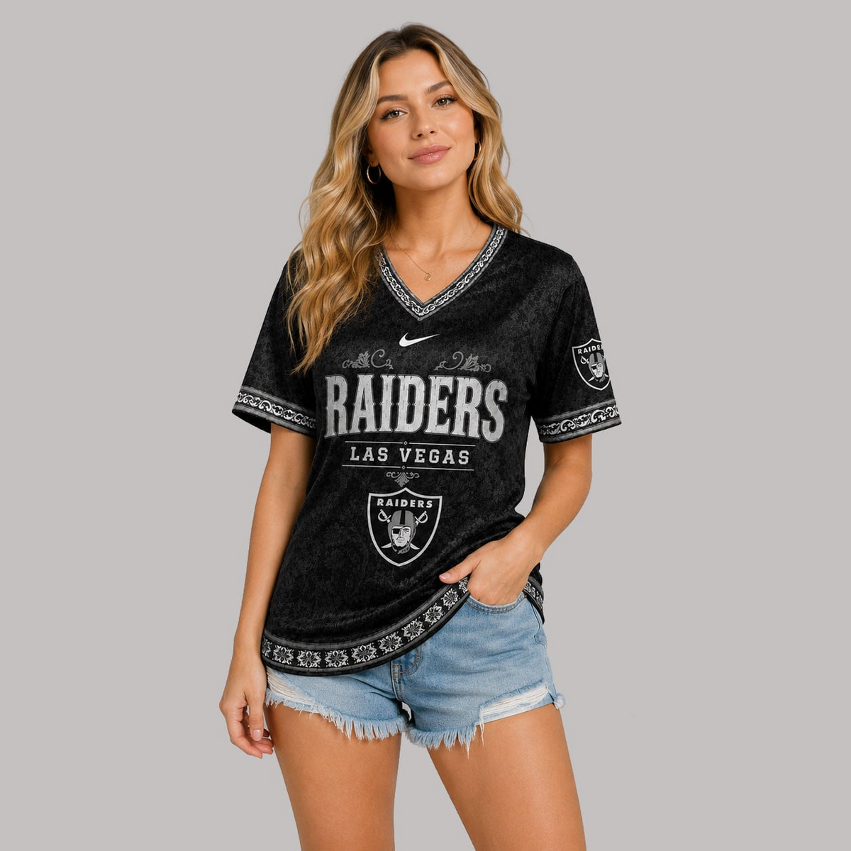 LVR Premium NFL Classic Floral Satin Shirt