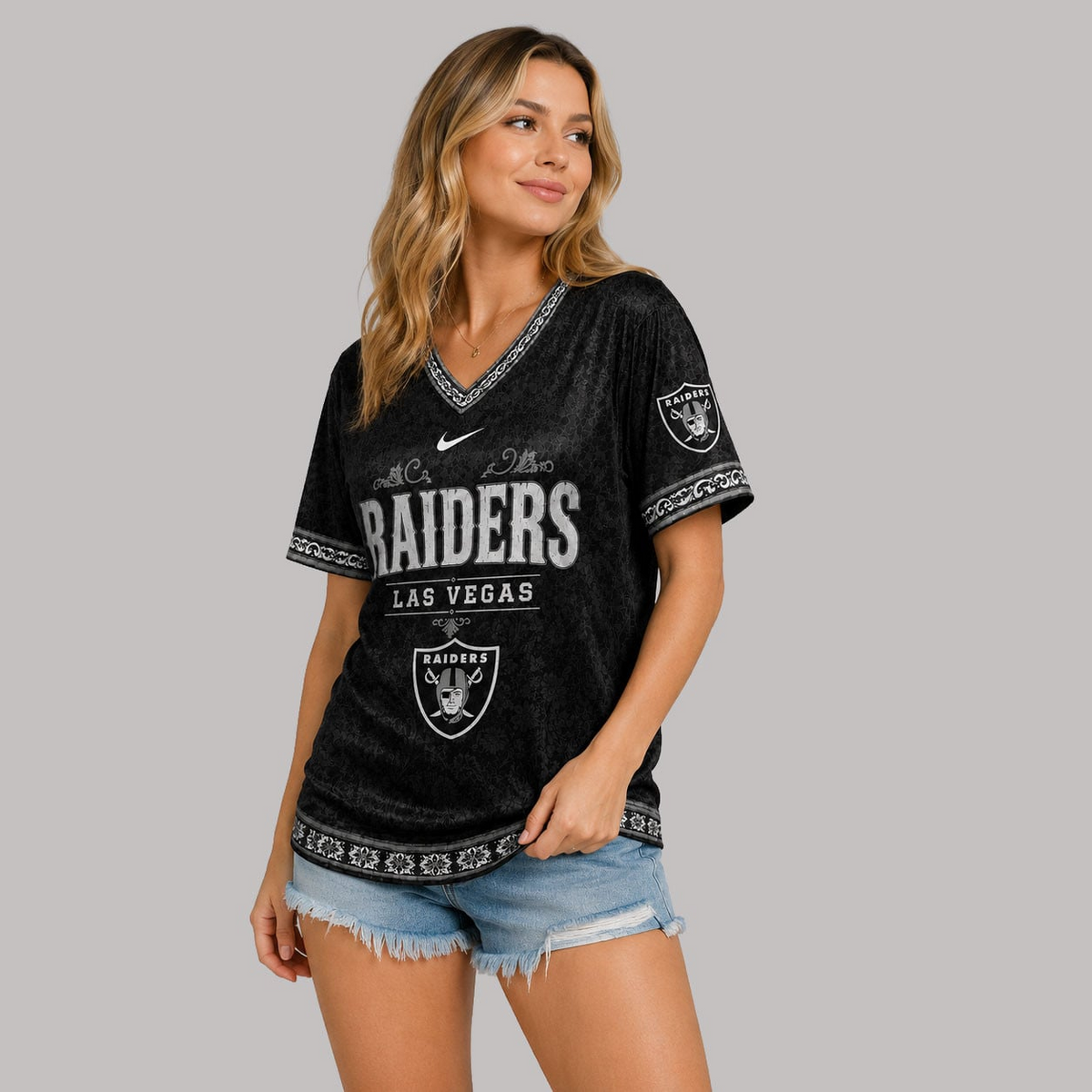 LVR Premium NFL Classic Floral Satin Shirt