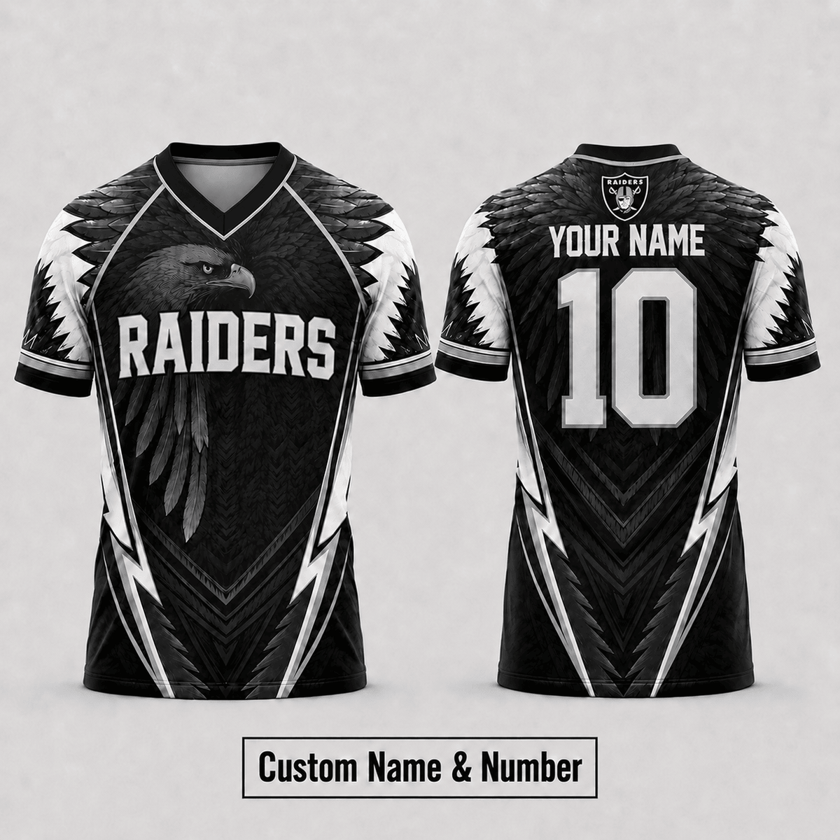 LVR Premium NFL Custom Name And Number Jersey For Fierce Football Fans