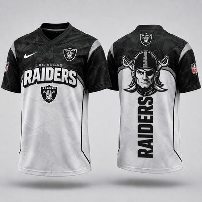 LVR Premium NFL Power Graphic 3D V-neck Shirt