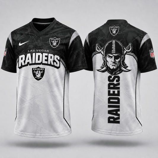 LVR Premium NFL Power Graphic 3D V-neck Shirt