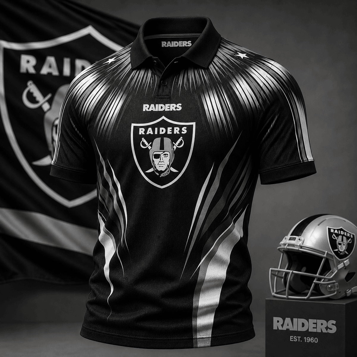 LVR Premium NFL Victory Rush Polo Shirt