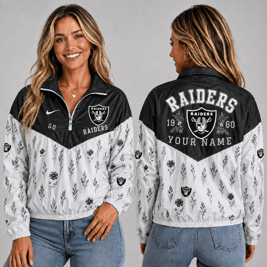LVR x NFL Personalized Women Quarter Zip Jacket