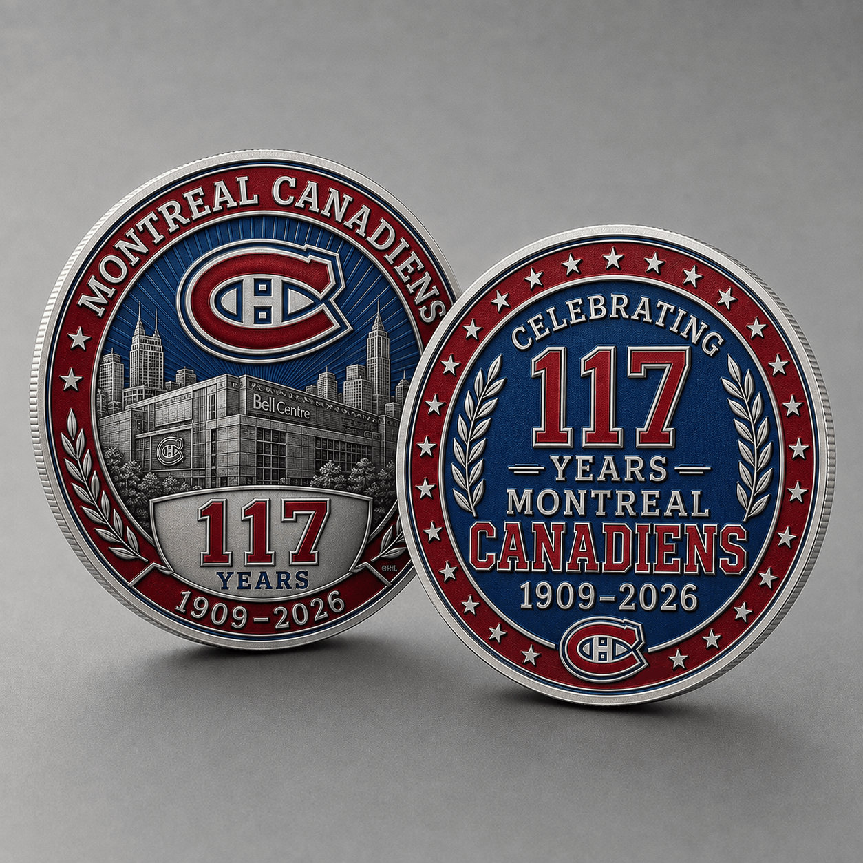 MC Premium NHL Anniversary Commemorative Challenge Coin