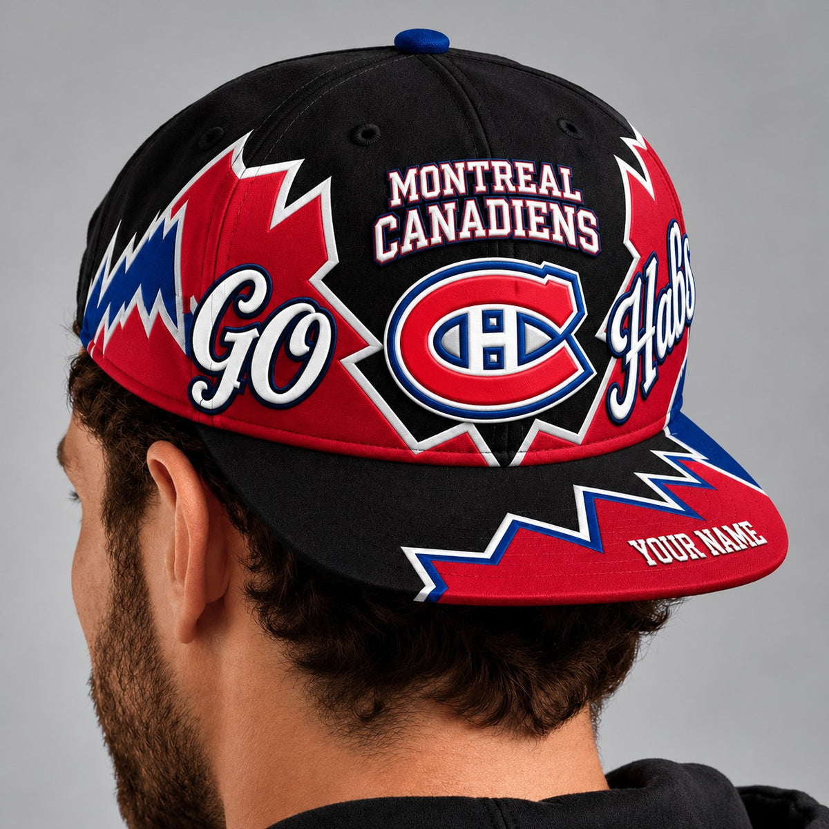 MC x NHL Premium Snapback Hat Personalized Gift For Fan Hockey Men Women