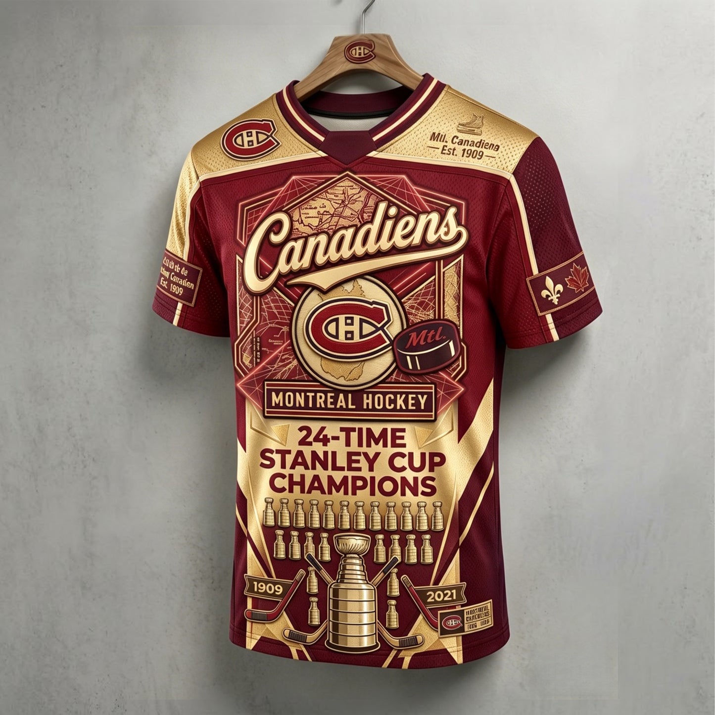 MC x NHL V6 Premium Classic T-shirt  Style
