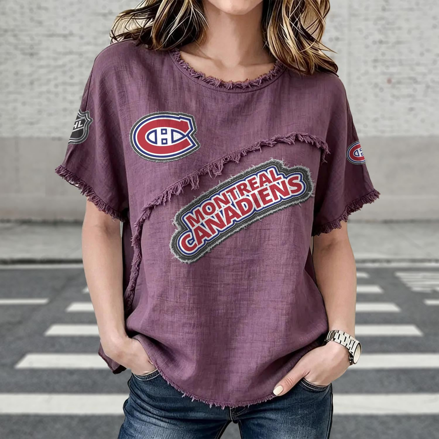 MC x NHL Women’???s Vintage O-Neck 2905 DatND DVT