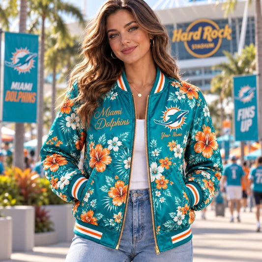 MD NFL Baseball Jacket Custom Name For Fan