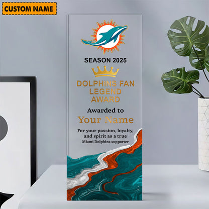 MD NFL Personalized Acrylic Award Plaque Funny Christmas Gift For Family