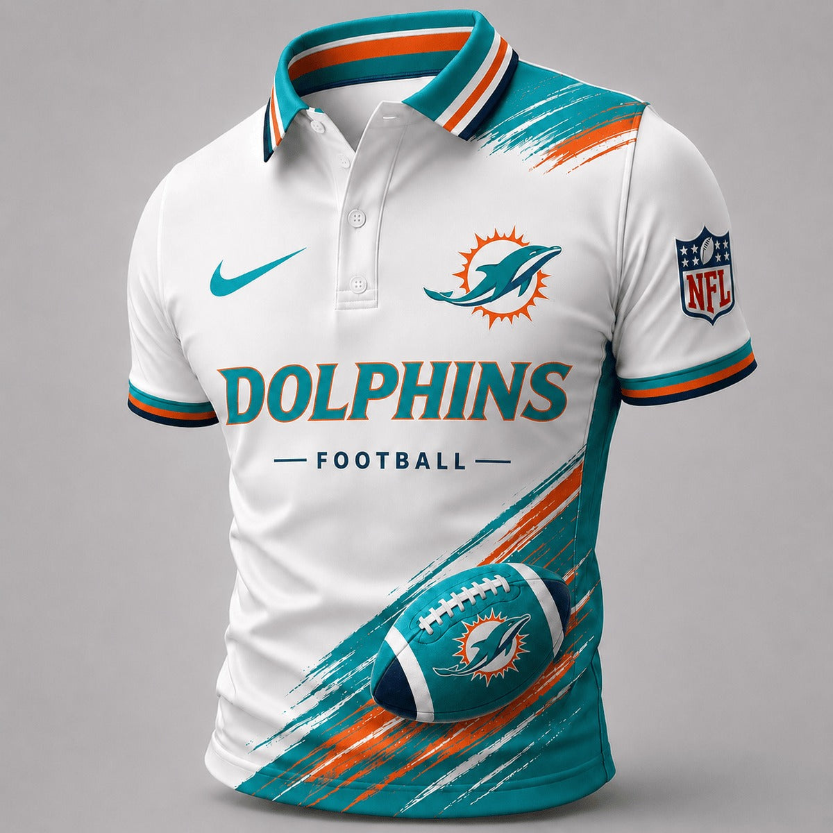 MD Premium NFL Dynamic Gridiron Style Polo