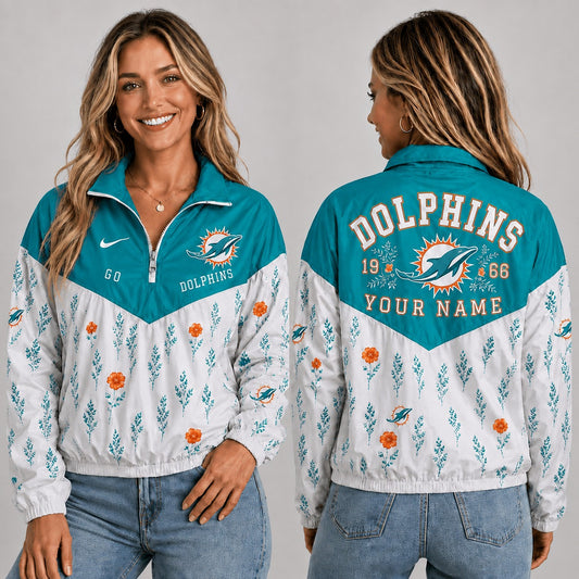 MD x NFL Personalized Women Quarter Zip Jacket