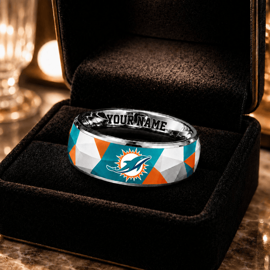 MD x NFL Ring Custom Name For Fan