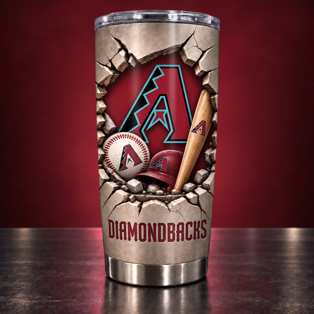 MLB x ARI Baseball Tumbler