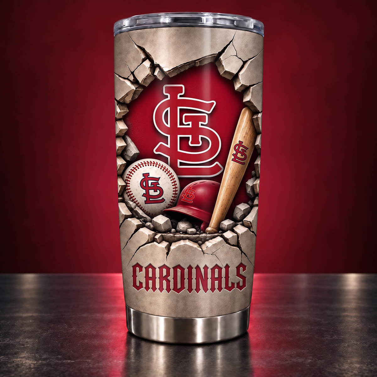 MLB x STL Football Tumbler