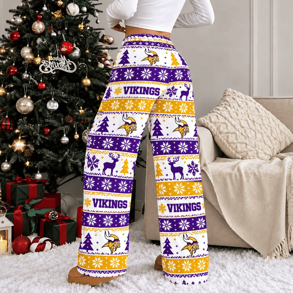 MV Premium NFL Christmas Casual Pants