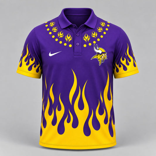 MV Premium NFL Flame Performance Polo Shirt