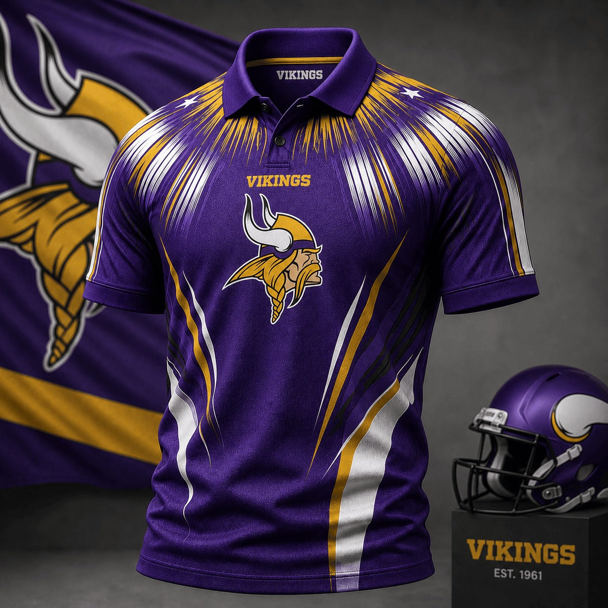 MV Premium NFL Victory Rush Polo Shirt