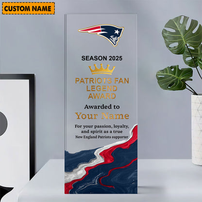 NEP NFL Personalized Acrylic Award Plaque Funny Christmas Gift For Family