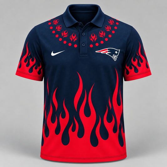 NEP Premium NFL Flame Performance Polo Shirt