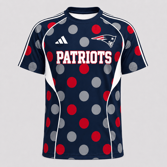 NEP Premium NFL Game Day Polka Dot Sports Jersey Shirt