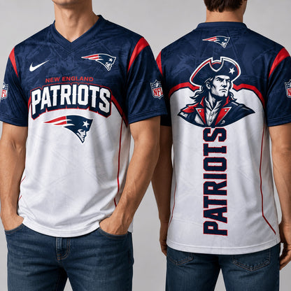 NEP Premium NFL Power Graphic 3D V-neck Shirt