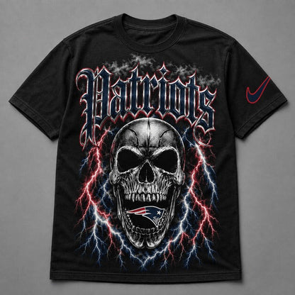 NEP Premium NFL Premium Skull Lightning Graphic T-Shirt