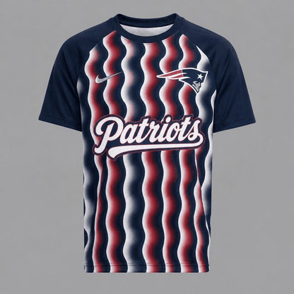NEP Premium NFL Retro Wavy Pattern Athletic T-Shirt