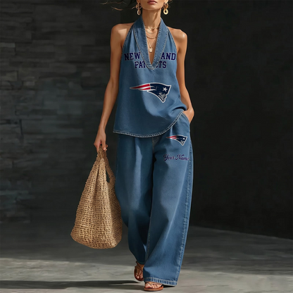 NEP x NFL Women's Vintage Washed Denim Suit DATND TANTD 030626