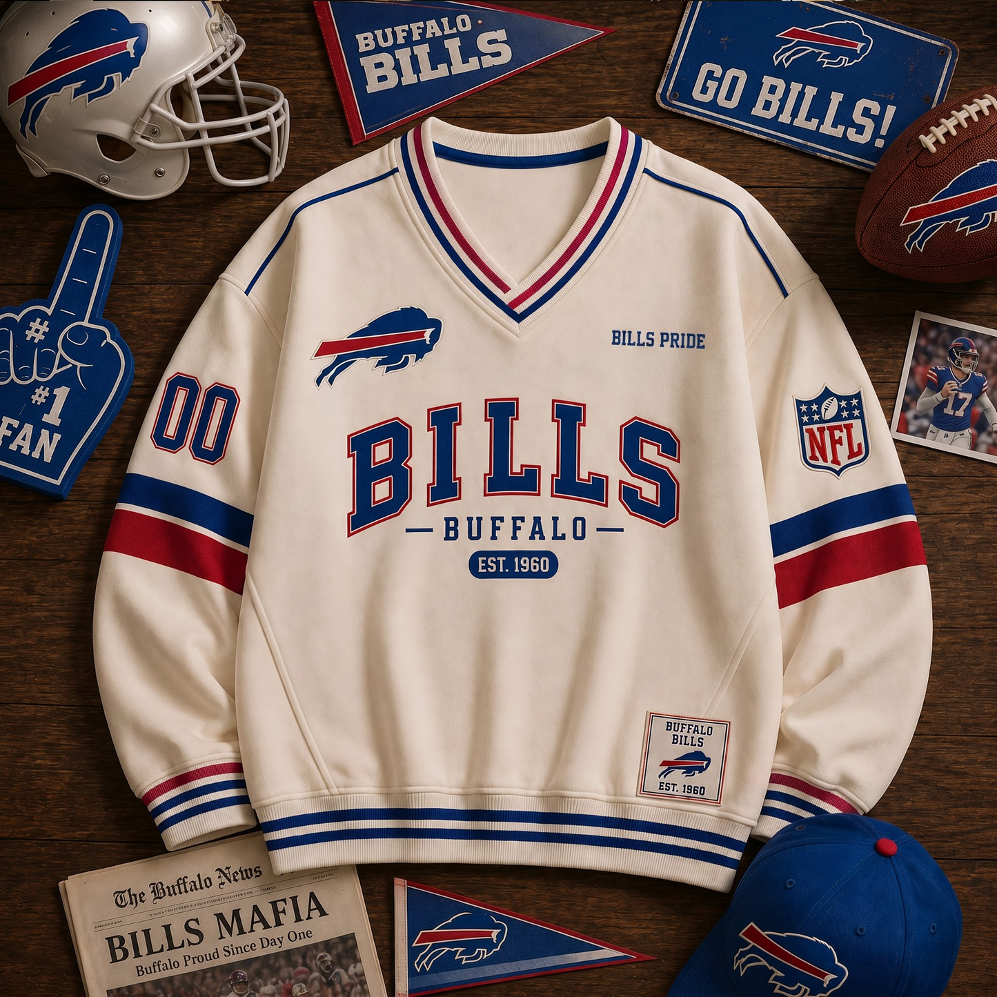NFL x BUF Ivy League Sweater