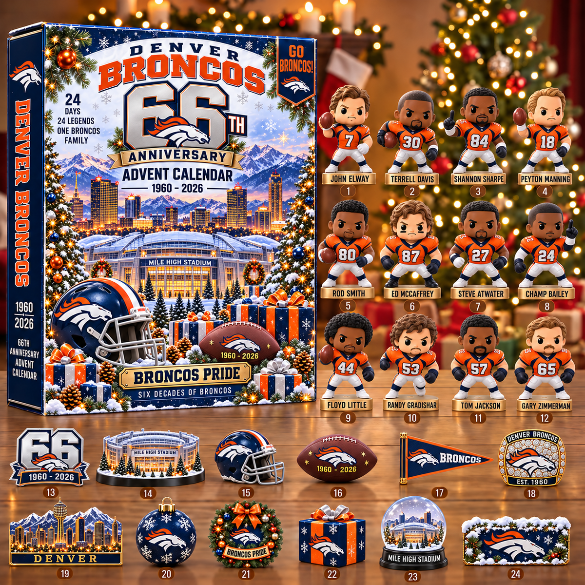 NFL x DEB 24 Days 2026 Anniversary Advent Calendar Blind Box