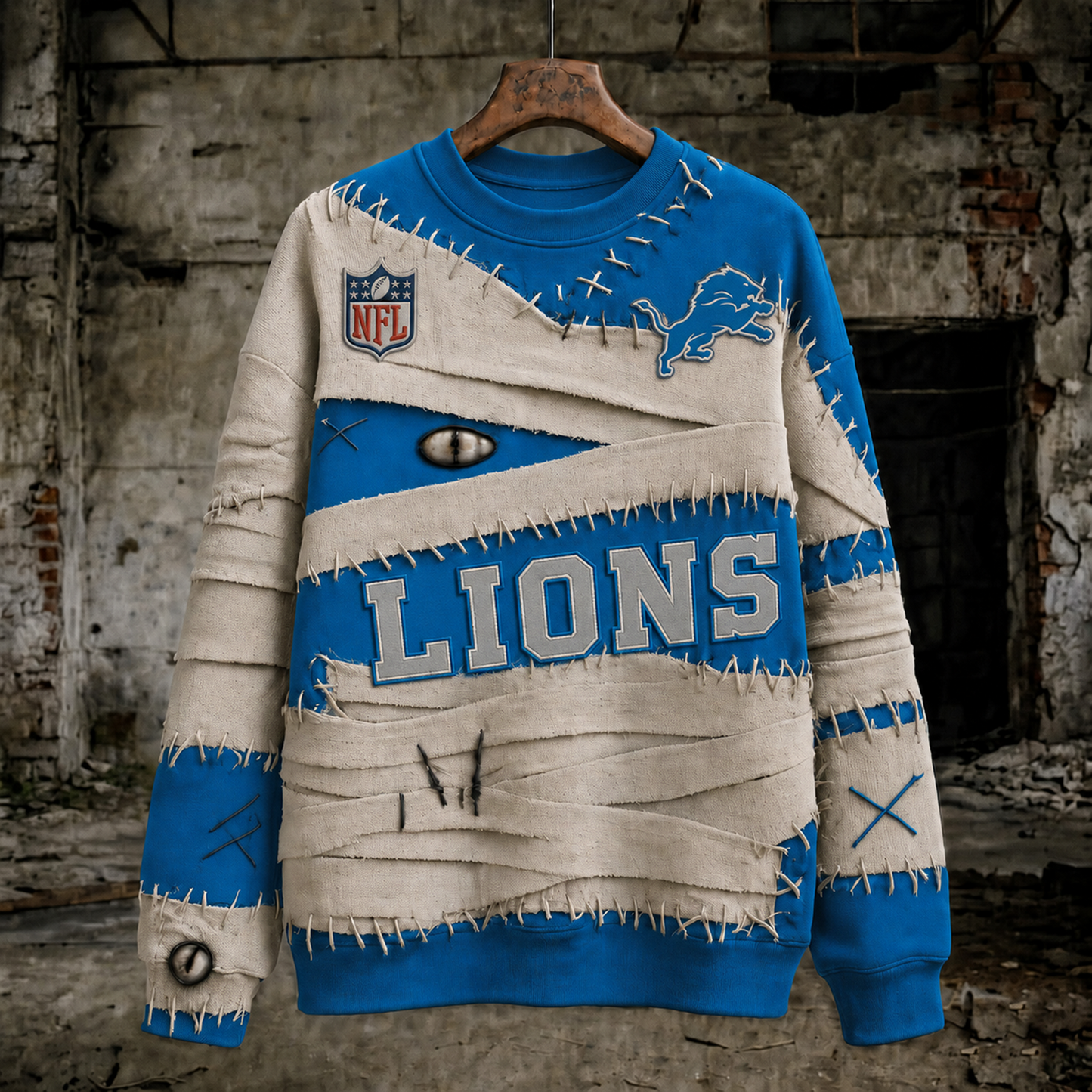 NFL x DET Mummy Sweater