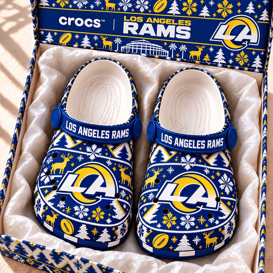 NFL x LAR Christmas Crocs
